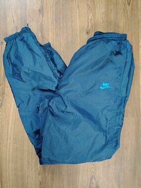 Vintage 90s Nike Lined Wind Pants Joggers Trainers